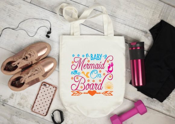 Baby Mermaid on Board Svg Review