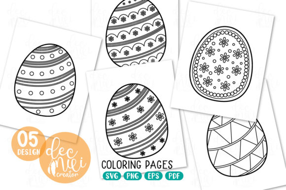 Easter Easter Eggs Coloring Page No.3 Review