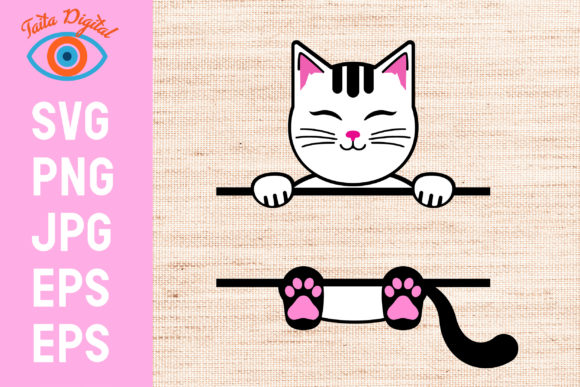 Happy Cute Cats Bundle with Text Graphic Review