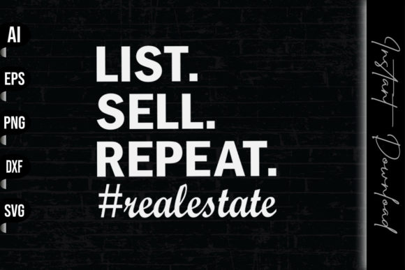 List Sell Repeat realestatelife Embroidery Design Review