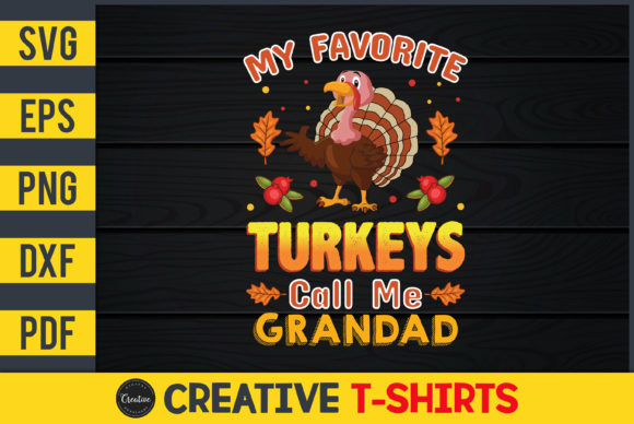 My Favorite Turkeys Call Me Grandad Embroidery Review