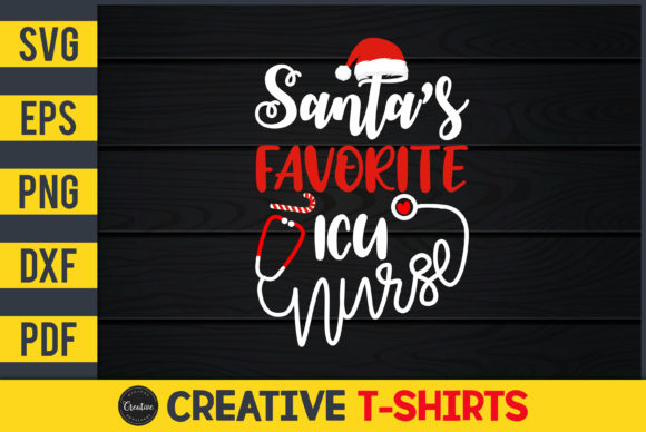 Santa's Favorite ICU Nurse Embroidery Design Review